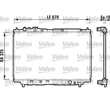 Chladič, chlazení motoru VALEO 734120