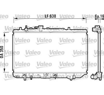 Chladič, chlazení motoru VALEO 734121