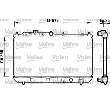 Chladič, chlazení motoru VALEO 734122