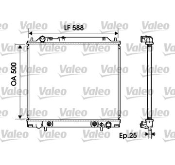 Chladič, chlazení motoru VALEO 734145