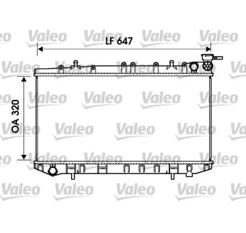 Chladič, chlazení motoru VALEO 734155