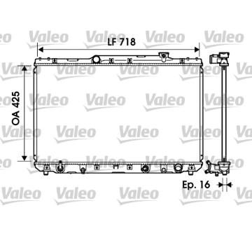 Chladič, chlazení motoru VALEO 734193