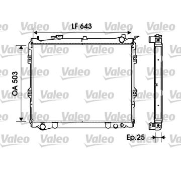 Chladič, chlazení motoru VALEO 734207