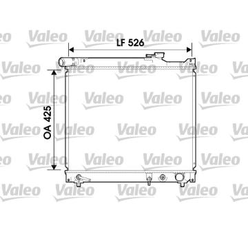 Chladič, chlazení motoru VALEO 734214