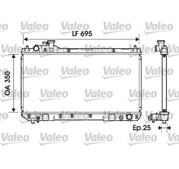 Chladič, chlazení motoru VALEO 734216