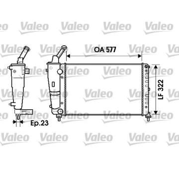 Chladič, chlazení motoru VALEO 734237
