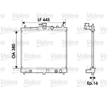 Chladič, chlazení motoru VALEO 734247