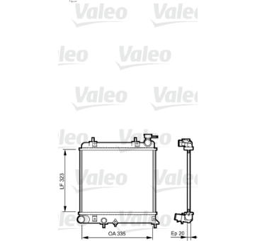 Chladič, chlazení motoru VALEO 734266