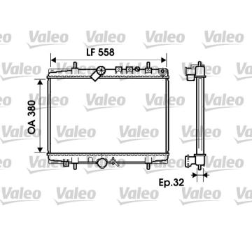 Chladič, chlazení motoru VALEO 734280