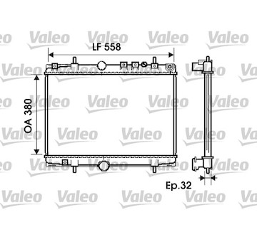 Chladič, chlazení motoru VALEO 734281