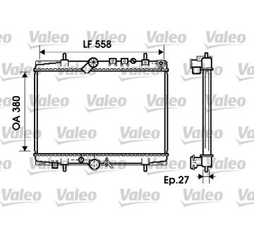 Chladič, chlazení motoru VALEO 734282