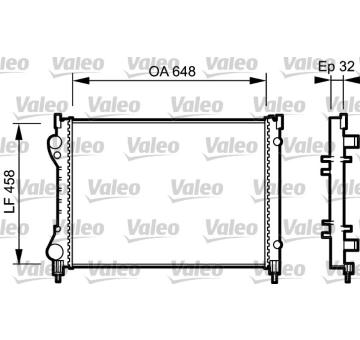 Chladič, chlazení motoru VALEO 734284