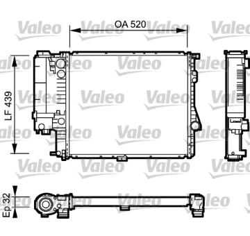 Chladič, chlazení motoru VALEO 734301