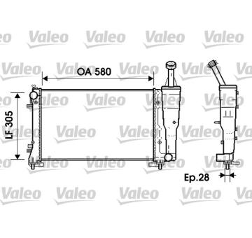 Chladič, chlazení motoru VALEO 734362