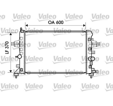 Chladič, chlazení motoru VALEO 734382