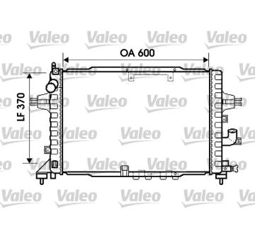 Chladič, chlazení motoru VALEO 734383