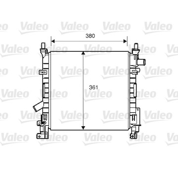 Chladič, chlazení motoru VALEO 734392