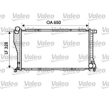 Chladič, chlazení motoru VALEO 734394