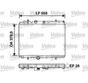 Chladič, chlazení motoru VALEO 734398