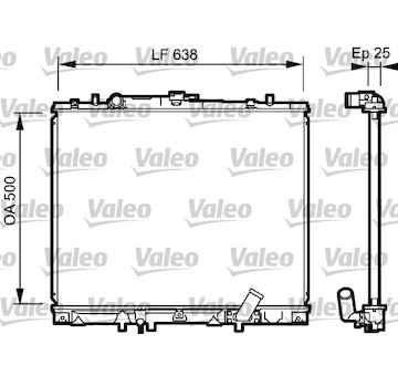 Chladič, chlazení motoru VALEO 734424