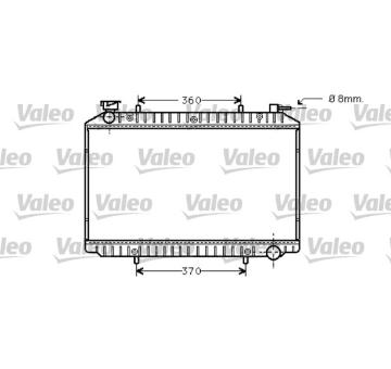 Chladič, chlazení motoru VALEO 734446
