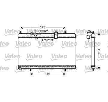 Chladič, chlazení motoru VALEO 734452