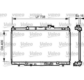 Chladič, chlazení motoru VALEO 734477