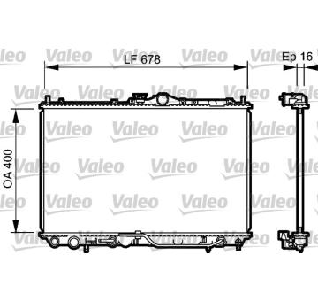 Chladič, chlazení motoru VALEO 734480