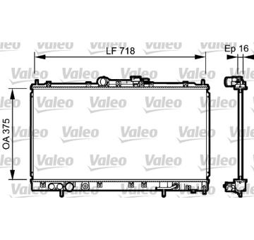 Chladič, chlazení motoru VALEO 734481