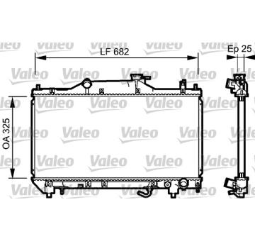 Chladič, chlazení motoru VALEO 734491