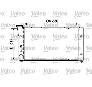 Chladič, chlazení motoru VALEO 734606