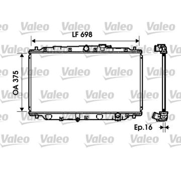Chladič, chlazení motoru VALEO 734624