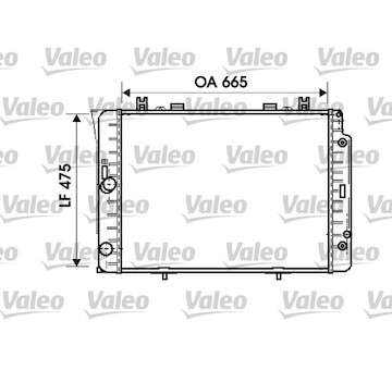 Chladič, chlazení motoru VALEO 734631