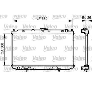 Chladič, chlazení motoru VALEO 734708