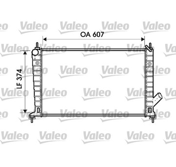 Chladič, chlazení motoru VALEO 734714