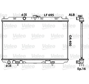 Chladič, chlazení motoru VALEO 734729