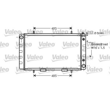 Chladič, chlazení motoru VALEO 734734