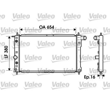 Chladič, chlazení motoru VALEO 734764