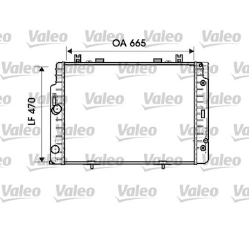 Chladič, chlazení motoru VALEO 734793