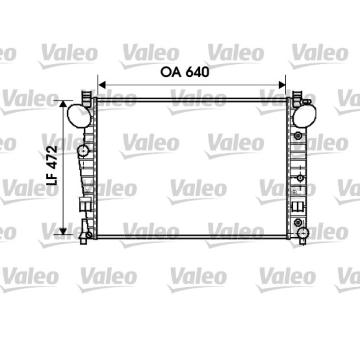 Chladič, chlazení motoru VALEO 734802
