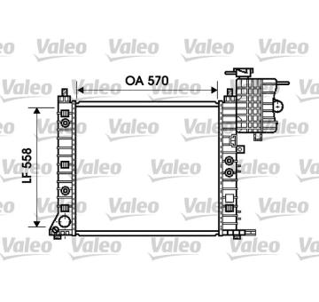 Chladič, chlazení motoru VALEO 734806