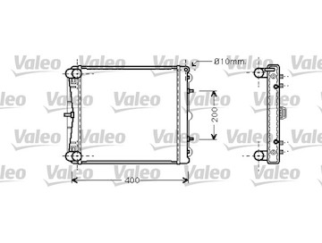 Chladič, chlazení motoru VALEO 734827