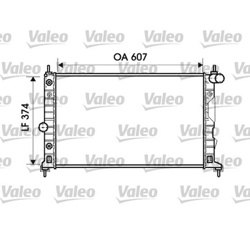 Chladič, chlazení motoru VALEO 734831