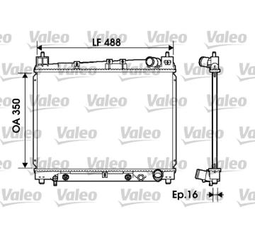 Chladič, chlazení motoru VALEO 734841