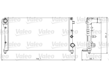 Chladič, chlazení motoru VALEO 734924