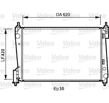 Chladič, chlazení motoru VALEO 735040