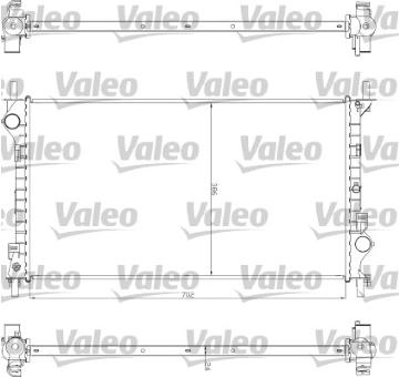 Chladič, chlazení motoru VALEO 735043