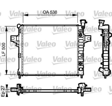 Chladič, chlazení motoru VALEO 735051