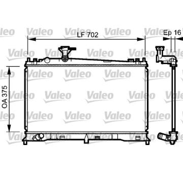 Chladič, chlazení motoru VALEO 735053