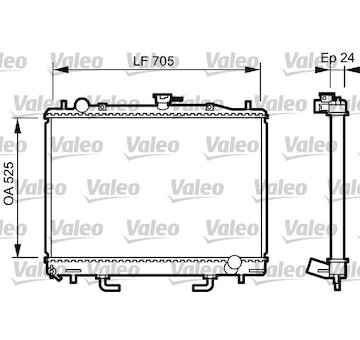 Chladič, chlazení motoru VALEO 735058